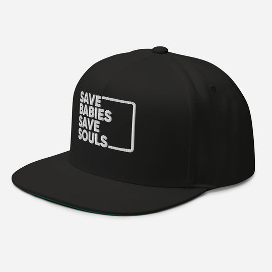 Flat Bill Cap – Black Hat